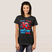 10 Year Old For Boys 10th Birthday Boy 10 Year Old Tシャツ (正面フル)