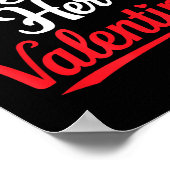 10 Years Her Valentine _ Anniversary Couples Valen ポスター (角)