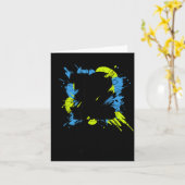 10 Years Of Being Awesome 10th Birthday Girl Boy D カード (黄色い花)