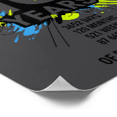 10 Years Of Being Awesome 10th Birthday Girl Boy D ポスター (角)