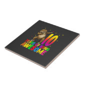 10 Years Old Birthday Sloth Dabbing 10th Birthday  タイル (側面)