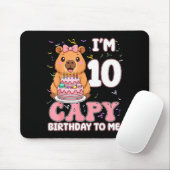 10 Years Old Capy Birthday To Me 10th Birthday Cap マウスパッド (マウス)