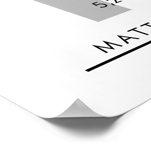 10 Years Retirement or Employee Appreciation Gift ポスター (角)