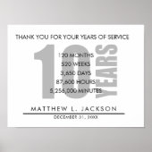 10 Years Retirement or Employee Appreciation Gift ポスター (正面)