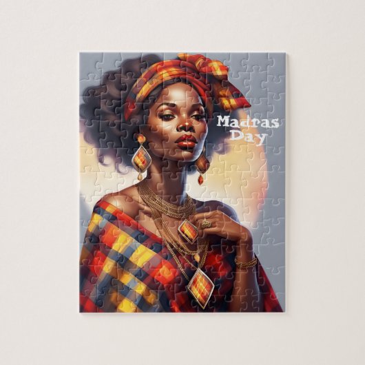 10ème éd. du Madras Day - Edition limitée ジグソーパズル (縦)