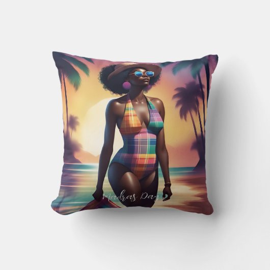 10ème éd. du Madras Day - Edition limitée  #1 クッション (正面)