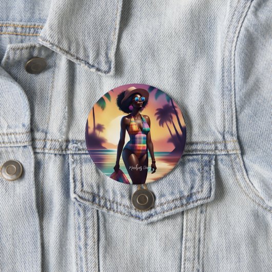 10ème éd. du Madras Day - Edition limitée #1 缶バッジ (インサイチュ)