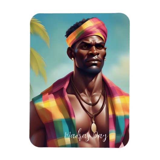 10ème éd. du Madras Day - Edition limitée #2 マグネット (縦)