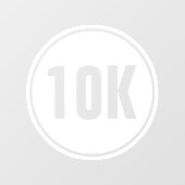 10Kマラソン ウィンドウサイン (シート)