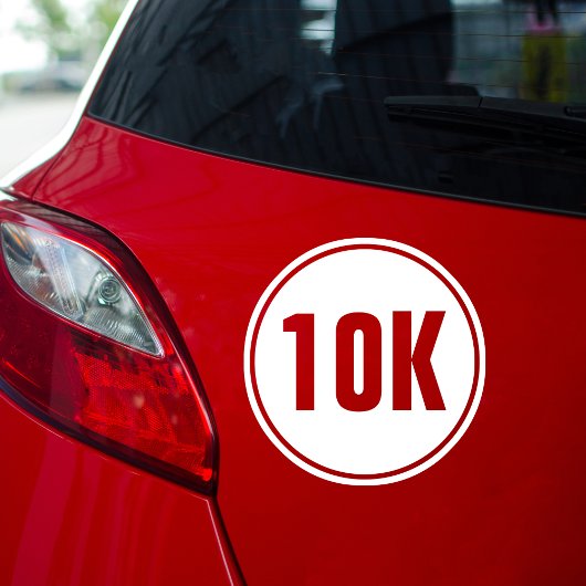 10Kマラソン ラウンドシール