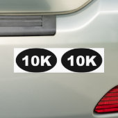 10k楕円 バンパーステッカー (車上)