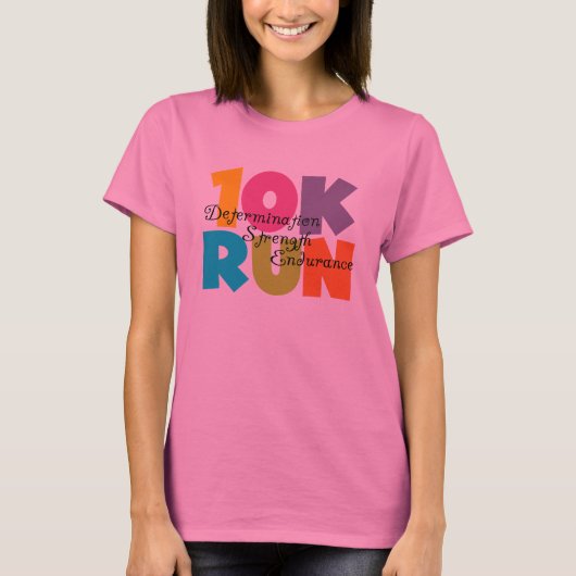 10K 走数々の Tシャツ (正面)