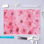 10lbティッシュペーパー、ピンクの花を包むハッピースシード 薄葉紙 (クラフト)