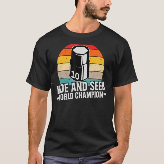 10mmソケット恋しく思のHide And Seek World Champion Tシャツ (正面)