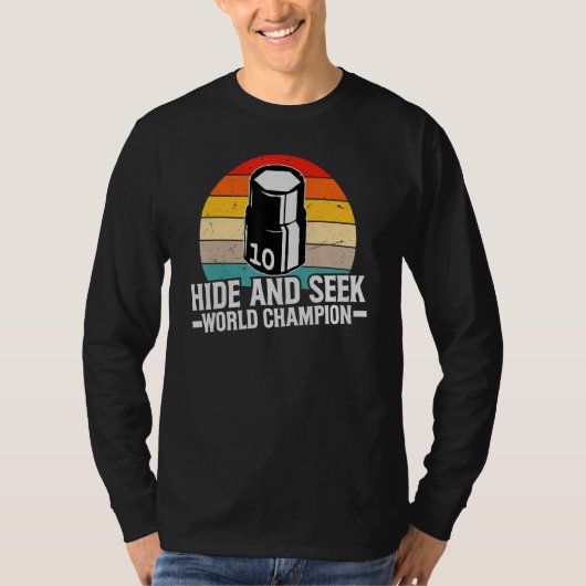 10mm ソケット紛失 かくれんぼ世界チャンピオン tシャツ (正面)