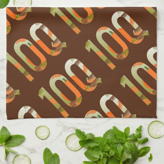 10Q = Thank You a Hundredfold キッチンタオル (折り畳み)