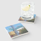 10thとピエモンミッドタウン、アトランタマーブルコースター ストーンコースター (横)