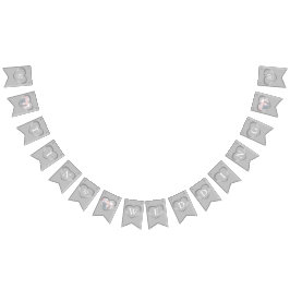 10thスズの結婚記念日のパーソナライズされた写真 バンティングフラッグ