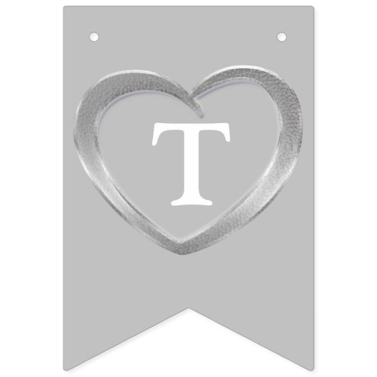 10thスズの結婚記念日のパーソナライズされた写真 バンティングフラッグ (第3の旗)