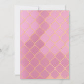 10th誕生日パーティーガール 招待状 (裏面)