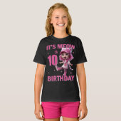 10th誕生日パーティー10歳素晴らし今日かわいい tシャツ (正面フル)