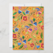 10th誕生日フィエスタ招待状 招待状 (裏面)