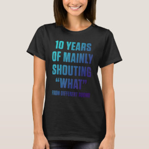 10th 10周年結婚何夫ウィフ tシャツ