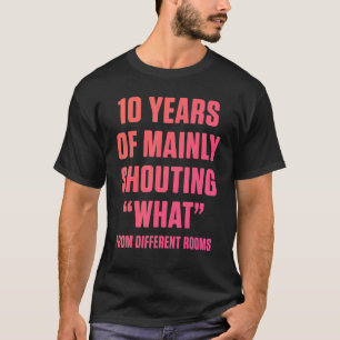 10th 10周年結婚何夫ウィフ tシャツ