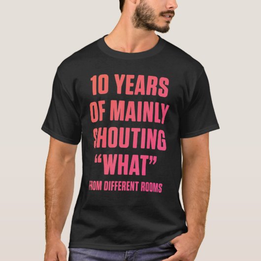 10th 10周年結婚何夫ウィフ tシャツ (正面)