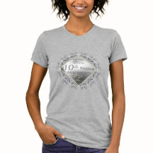 10th,11,20,25th,70th結婚周年記念Tシャツ