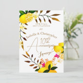  10th Anniversary Lemon Squeeze Wedding Invitation 招待状 (スタンド正面)