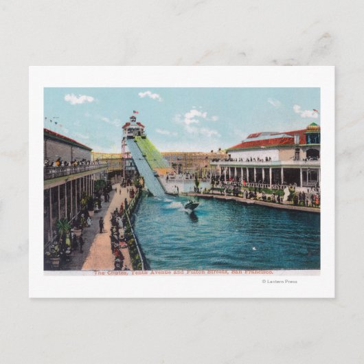 10th AveとFulton Stのチュートの景色 ポストカード (正面)