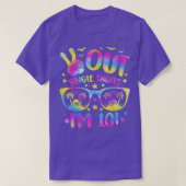 10th Bday Peace Out Single Digits Im 10 Tie Dye  Tシャツ (デザイン正面)