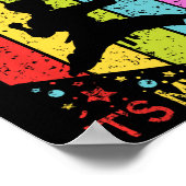 10th Birthday Boy Girl 10 Year Old Karate Birthday ポスター (角)