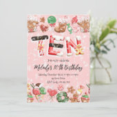 10th Birthday Christmas Party Invitation 招待状 (スタンド正面)