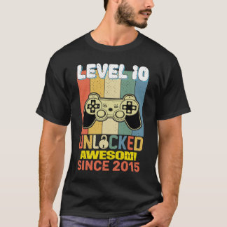 10th Birthday Gamer 10 Year Old Funny Bday Boy Nin Tシャツ