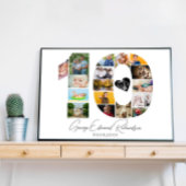 10th Birthday Photo Collage Poster Keepsake ポスター