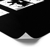 10th Birthday Retro Ski Skiing 10 Year Old Boys Gi ポスター (角)