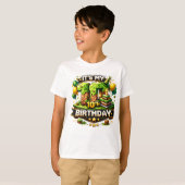 10th Birthday Shirt – Pixel Block Birthday Design  Tシャツ (正面フル)