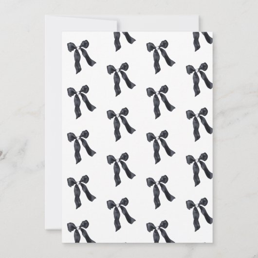 10th Black Bow Birthday Party 招待状 (裏面)