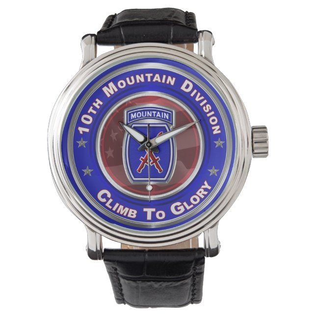 10th Mountain Division “栄光への登攀”  腕時計 (正面)