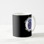 10th Mountain Division Fort Drum New York Emblem V コーヒーマグカップ (正面右)
