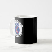 10th Mountain Division Fort Drum New York Emblem V コーヒーマグカップ (正面左)