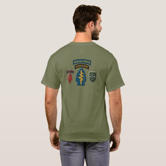 10th Special Forces Group Airborne T-Shirt Tシャツ (裏面フル)