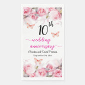 10th Tinの結婚記念日赤面バラ (正面)
