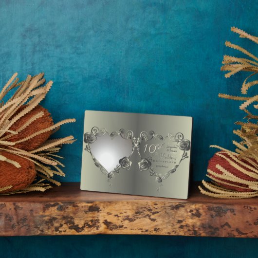 10th Tinバラデジタルイメージフレーム記念日 フォトプラーク (側面)