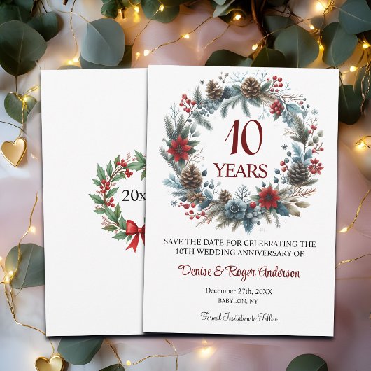 10th+Tin+結婚記念日+冬 セーブザデート