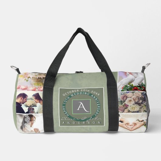 10th Tin (Color)記念日6枚 ダッフルバッグ (正面)