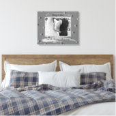 「10th Tin's 結婚 Anniversary」錫カラーバラ キャンバスプリント (インサイチュ (寝室))