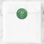 10th Tin's Sage 結婚 Green Wax Sealシール ラウンドシール (バッグ)